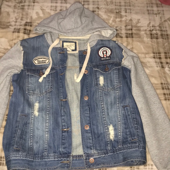 jean sweater jacket